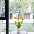 thumbnail image 4 of Simulación de bonsái de tulipán de seis cabezas, simulación de plantación en maceta, decoraciones artificiales para el hogar, 4 of 5