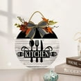 thumbnail image 2 of Eveokoki 12" Sign, Kitchen Sign,Rustic Wooden Kitchen Sign,Farmhouse Kitchen Wall Decor,Rustic Wood Home Sign for Kitchen Dining Room,Rustic Kitchen Counter Decor,Kitchen Sink Sign, 2 of 5