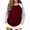 Red, variant on Tqcoqu Women's Color Block Raglan Crew Neck Pullover Sweatshirt with Front Kangaroo Pocket,Long Sleeve Loose Casual Tops For Fall Winter,Black Women's S-XXL