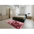 thumbnail image 4 of Ahgly Company Indoor Square Abstract Pastel Pink Abstract Area Rugs, 7' Square, 4 of 6
