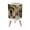 Color 4, variant on Small Trash Can with Lid Terracotta Beige Boho Vintage Retro Mid Century Modern Burnt 1.8 Gallon Dog Proof Trash Can Round Garbage Can Waste Bin Wastebasket for Bathroom Bedroom Living Room