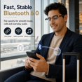 thumbnail image 6 of Genxenon Bluetooth Glasses with Photochromic Lenses for Men and Women,Voice Assistant,Hands-Free Calls,Gold Metal Half Frame Unisex,Suitable for Meetings and Offices, 6 of 10