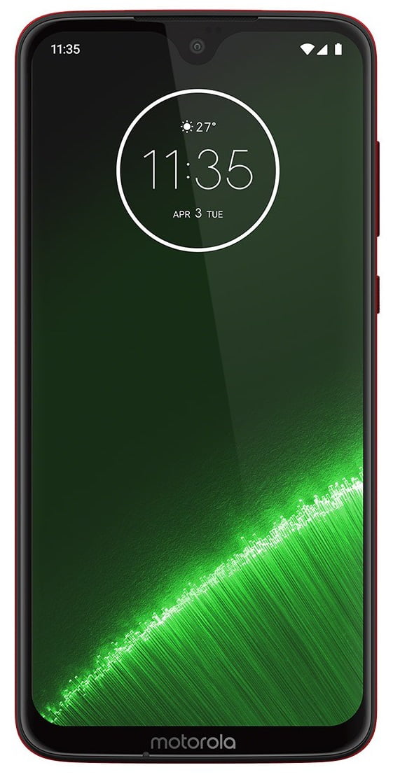 Motorola Moto G7 Plus 64GB Unlocked GSM Phone w/ 16 MP 5 MP Camera - Viva Red - Walmart.com