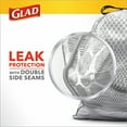 thumbnail image 3 of Glad ForceFlex Tall Kitchen Drawstring Garbage Bags 13 Gal Pine-Sol Scent (Pack of 20), 3 of 7