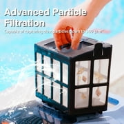 Seauto Robotic Pool Cleaner Cordless Pool Vacuum Wall-Climbing for Above and Inground up to 2150 sq.ft