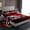 Red, variant on Manfei Excavator Bulldozer Queen Sheet Sets,Construction Vehicles Flat Sheet,White Yellow Blue Queen Fitted Sheet For Boys Kids,Super Cozy Room Decor,4-Piece
