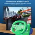 thumbnail image 7 of NBCP Wireless Racing Wheel Compatible with Nintendo Switch, PC, PS4, PS3, iOS, Android – Green, 7 of 7