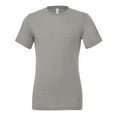 thumbnail image 1 of Canvas Mens Triblend Crew Neck Plain Short Sleeve T-Shirt, 1 of 3