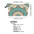 thumbnail image 4 of VANLOFE Health Beauty Carry Cosmetic Bags Makeup Bag Styles Portable Travel Cosmetic Bag for Women Flower, 4 of 4