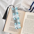 thumbnail image 4 of Kdxio Let's go Travel Around the World Print Metal Tassel Bookmarks,Perfect Gift for Art Lovers and Bookworms Metal Bookmarks for Women, 4 of 8
