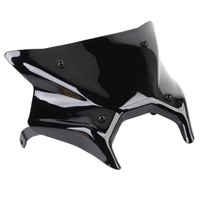 Motorcycle Windscreen Deflector, Motorcycle Windshield Spoiler Rugged Easy Installation Impact Proof with Mounting Bracket for Cycling