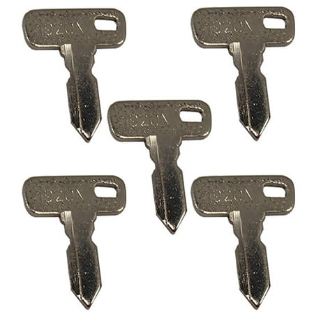 - 5 Club Car Replacement Keys 1982 & UP DS / 2004+UP Precedent Gas Elec Golf Cart