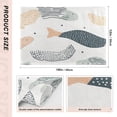 thumbnail image 4 of Abstract Fish Design Reversible Placemat Set of 4 Non Slip Coffee Mats 18x12 Inch for Dining, Kitchen, Coffee, 4 of 9