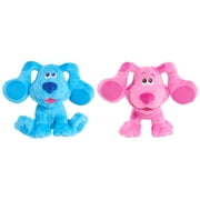 Blue’s Clues & You! Beanbag Plush Blue & Magenta 2-Pack,  Kids Toys for Ages 3 Up, Gifts and Presents