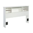 thumbnail image 2 of Sauder River Ranch Full/Queen Bookcase Headboard in White, Soft White Finish, 2 of 8