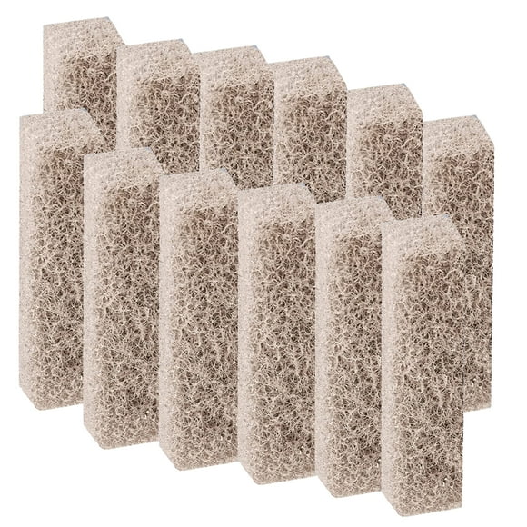 Qzbhct 12 Pack Ammonia Reducer Filter Pads for Aqueon, Replacement Fish Tank Filter Cartridges for Aqueon QuietFlow 20 and 75 LED PRO Aquarium Fish Tank Power Filter