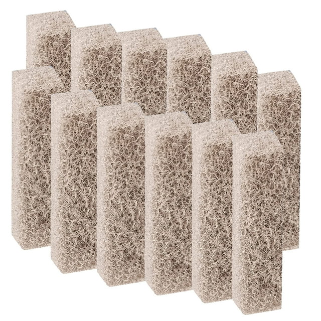 Qzbhct 18 Pack Ammonia Reducer Filter Pads for Aqueon Quietflow LED Pro Model 20 and 75, Fish Tank Replacement Filter Pads for Aquarium Water Filtration
