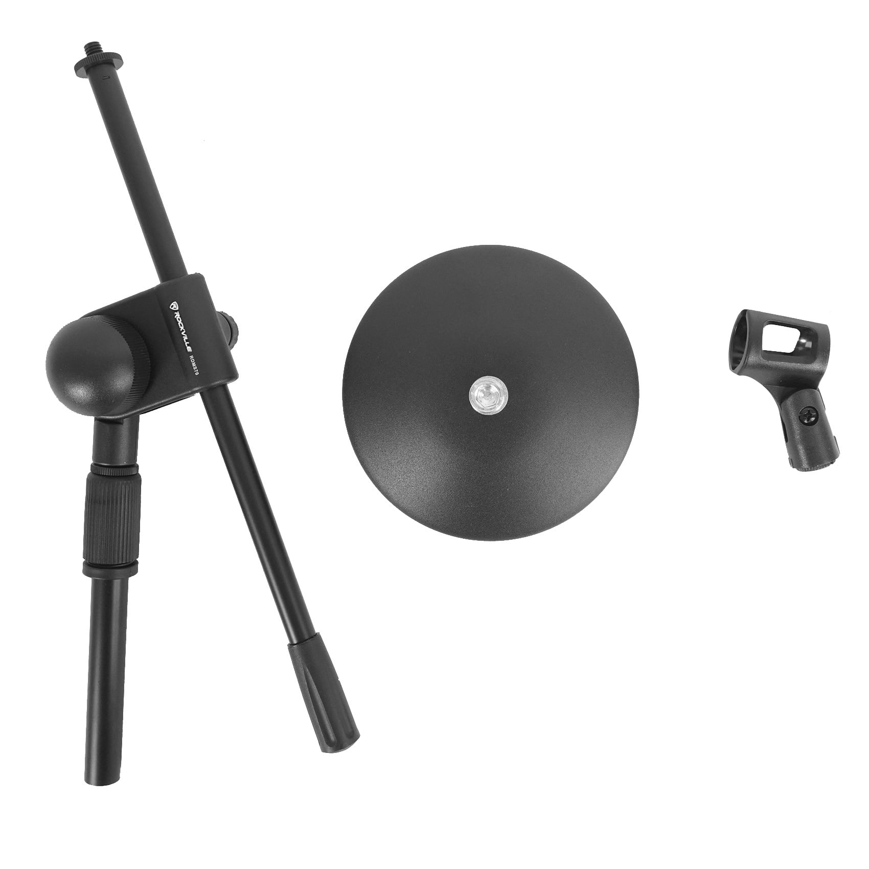 Rockville Adjustable Desktop Mic Stand w/ Boom For Zoom Live Stream Conference