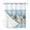 Green Blue, variant on No Hook Shower Curtains with Snap-in Liner Set, Beach Coastal Blue Waterproof Hotel Style Bathroom Shower Curtain, Nautical Shell Starfish Coral Summer Breathable Mesh Top Bath Curtains 72''x72''