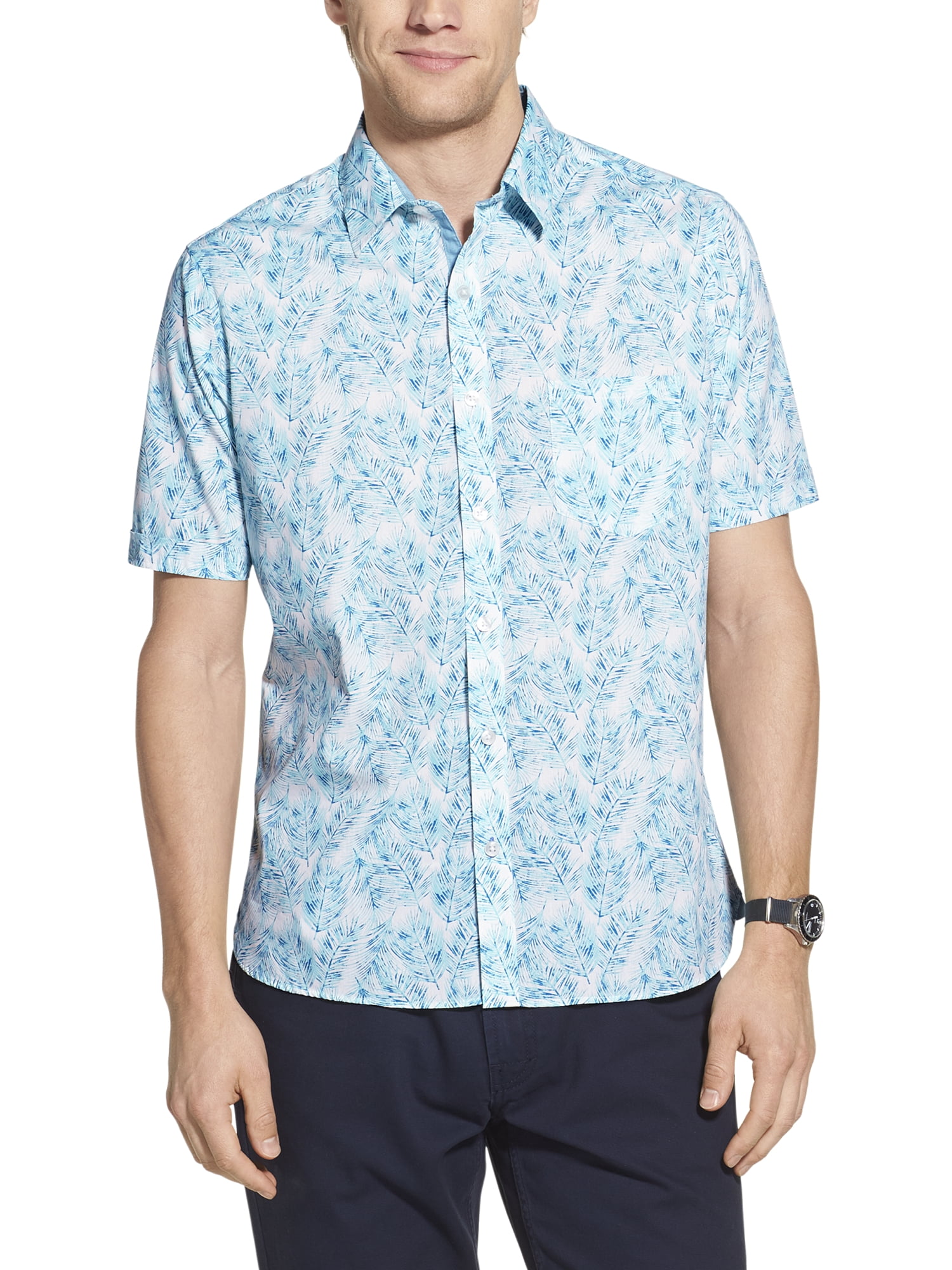 Geoffrey Beene Men's Big and Tall Short Sleeve Shirt - Walmart.com