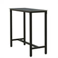 thumbnail image 3 of Wisfor Sintered Stone Counter Height Pub Bar Table Kitchen Dining Table,47.2x15.75x41.4", Matte Gray, 3 of 7