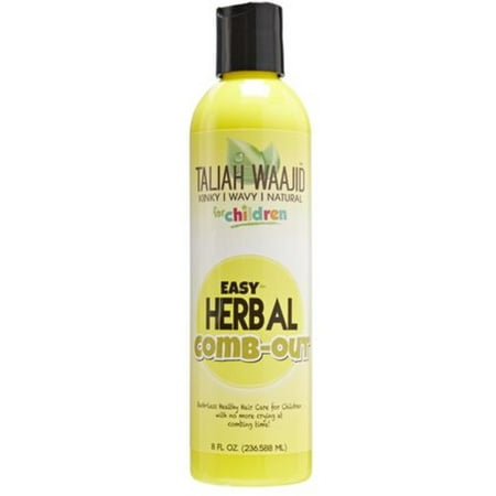 Taliah Waajid Kinky, Wavy, Natural Easy Herbal Comb Out, 8 oz (Pack of 4)