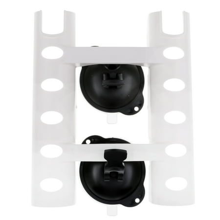 Suction Cup Fishing Rod Rack 2 Pipe Rod Holders For Car / Truck / Suv / Fishing
