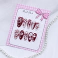 thumbnail image 2 of Press on Nails BMKKOT 30 unidades de San Valentín, tamaño mediano, color almendra, 2 of 7