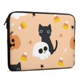 ANYWAY.GO Neoprene Notebook Computer Pocket CaseCute Black Cat