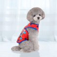 thumbnail image 5 of Pet Clothes Hangers for Small Dogs Pet Print Shirts Breathable Summer Cotton Sleeveless T Shirt Comfortable Dog Shirts Breathable Dog Vest for Dogs Cats Pet Clothes for Medium Dogs Summer, 5 of 5