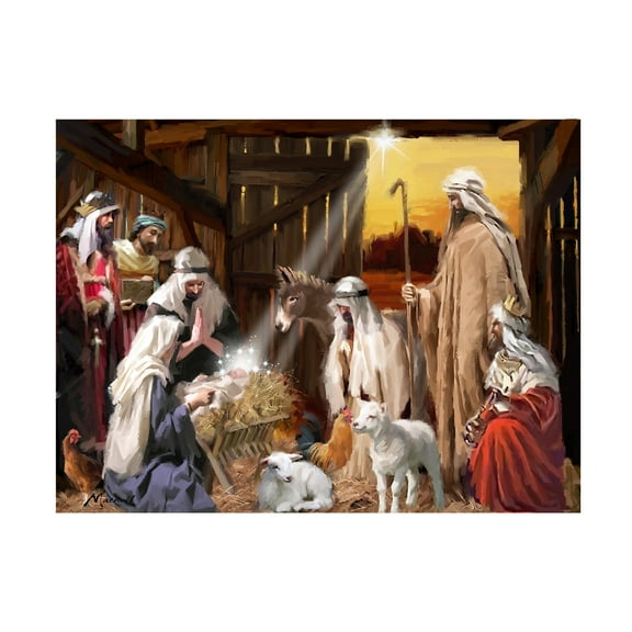 Trademark Fine Art The Macneil Studio Standing Room Only Canvas Wall Art - 35x47