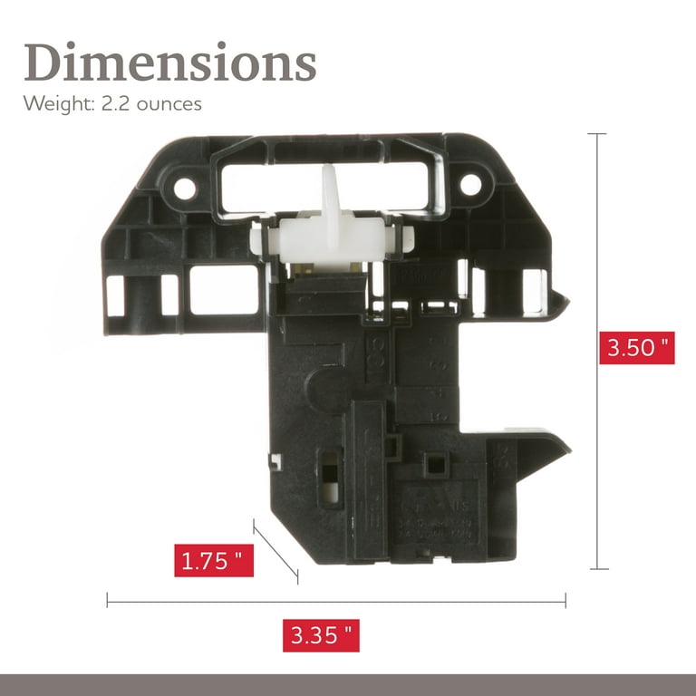 Parts Master Replacement for GE Washing Machine Door Latch
