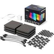 Twinkly Squares LED Wall Panels, 64 RGB Pixels, App-Controlled, 1 Master + 5 Extension Tiles