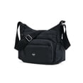 thumbnail image 2 of Gustave Crossbody Bag for Women Multi Pockets Messenger Shoulder Handbag Trendy Zipper Satchel Purse Nylon Water-resistant Lightweight Casual Travel Bags, Black, 2 of 9