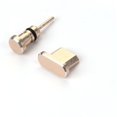 thumbnail image 3 of CATIEBYE 2Ud Tapas De Aluminio Doradas Para Puerto Micro USB Y Jack Auriculares, 3 of 5