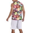thumbnail image 5 of Gaeub Easter Eggs Men's Mesh Basketball Jersey, Quick-Drying Sleeveless Top S-4XL, Loose Muscle Tank Top -Small, 5 of 9