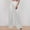 Silver, variant on Women's Plus White Linen Pants Women Plus Size Linen Pants Women Petite Dressy Women's Fashion Casual Sequined Pants Sparkling Sequins High Waisted Wide Leg Flared Pants Flared Pants Nightclub Wear
