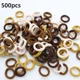 thumbnail image 1 of 100/300/500 Uds. Bandas elásticas coloridas para el cabello para niñas, coleteros para sujetar el cabello, bandas de goma, accesorios para el cabello, bandas para niñas, 1 of 5