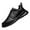 Black, variant on Xfvqtps Mens Sneakers Lace Up Lightweight Breathable Outdoor Running Walking PU Shoes Fashion Sports Shoes Casual Sneakers Cotton Shoes Yellow