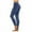 Navy, variant on ZyeKqe Yoga Leggings for Women Low Waist Slim Solid Color Pants Casual Workout Butt Lifting Leggings Trousers