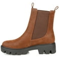thumbnail image 3 of Journee Womens Ivette Pull On Block Heel Booties, 3 of 10