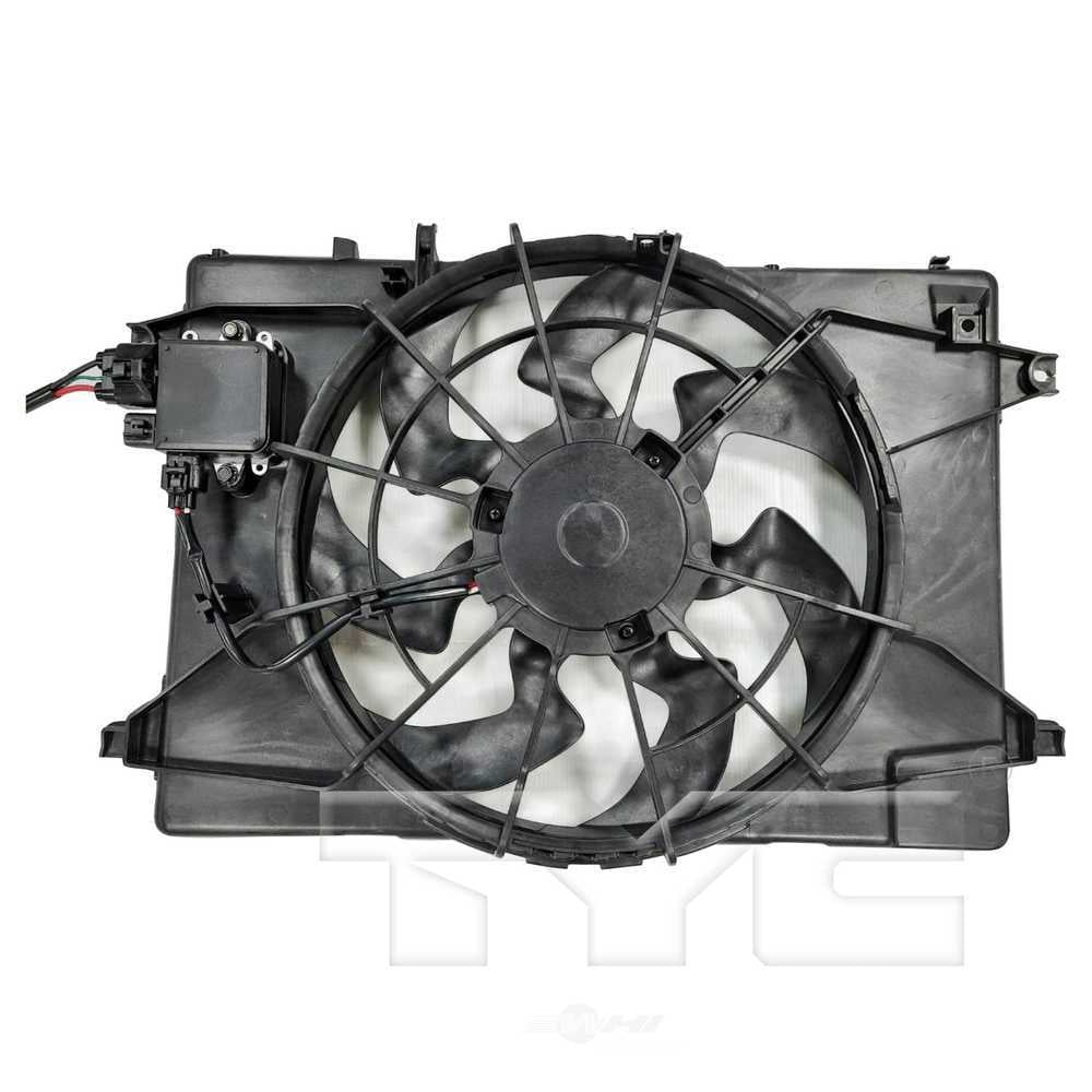 TYC 624770 Dual Radiator And Condenser Fan Assembly