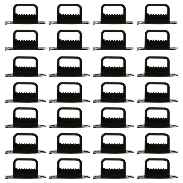 KAKOWELY 100 piezas de herrajes para marcos de fotos, ganchos para colgar marcos de fotos, ganchos de dientes de sierra