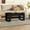 Black, variant on vidaXL Coffee Table Accent Table for Home Living Room Hallway Engineered Wood