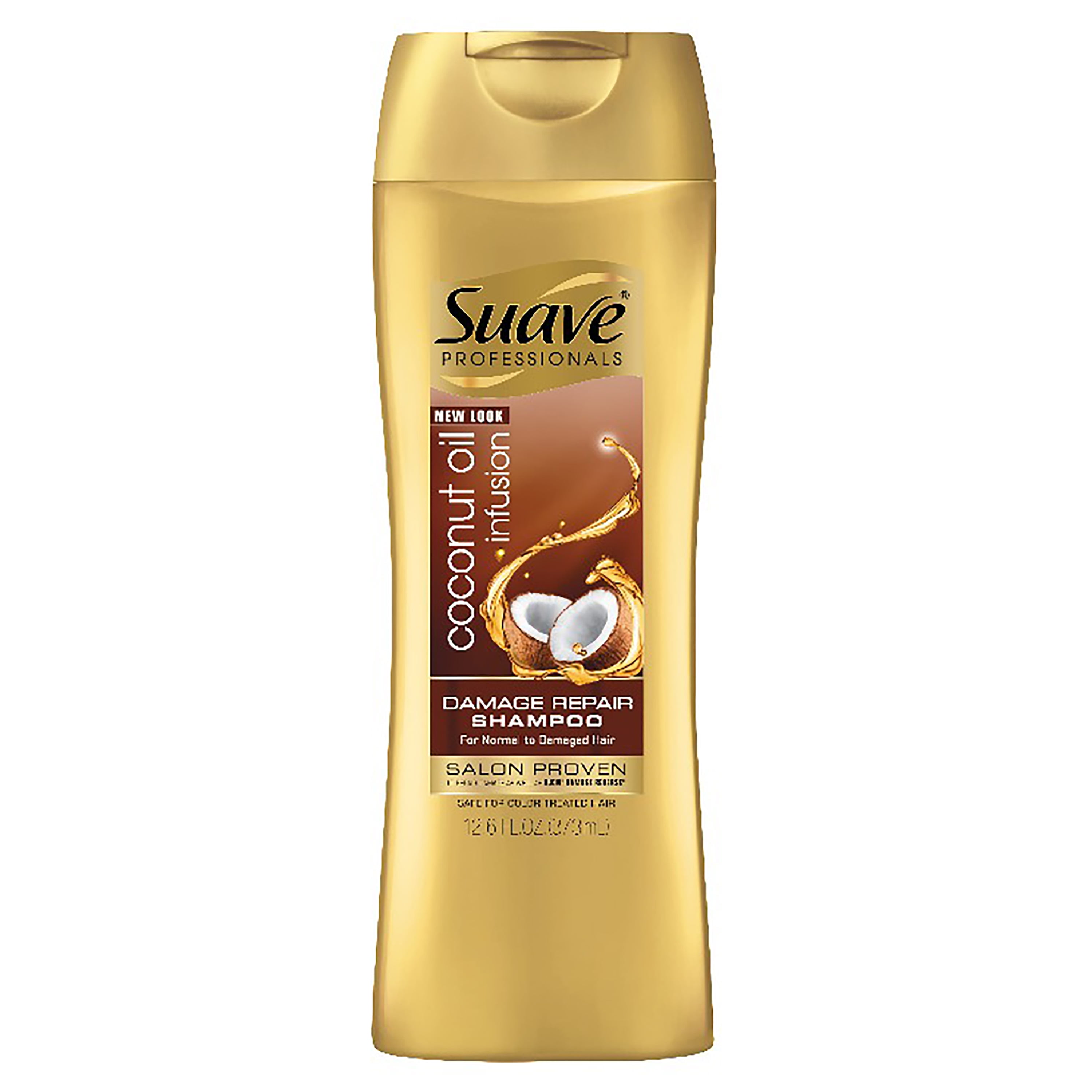 Suave Professionals Coconut Oil Infusion Damage Repair Shampoo, 12.6 oz