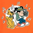 thumbnail image 3 of Disney - Mickey & Friends - Pluto Sings while Mickey Dances - Men's Crew Neck Fleece Pullover, 3 of 6