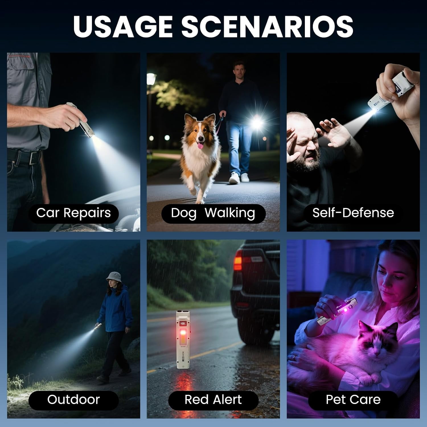 EDC Tactical Flashlight,Flat Flashlight Rechargeable High Lumen,LED Small Flashlight with Digital Display,Stainless Steel,13 Modes Pocket Flash Light for Home Emergency,Camping and Work Repair