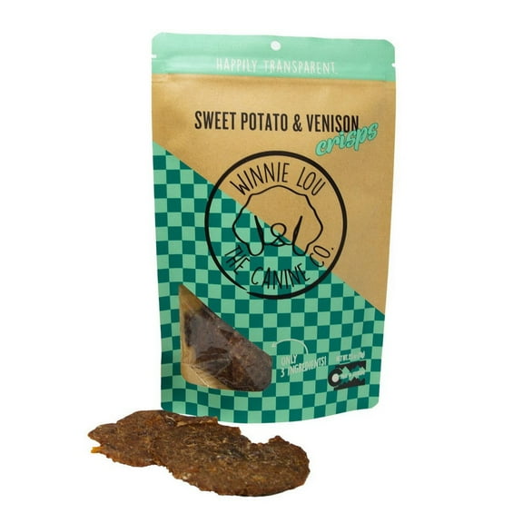 (Price/CASE)Winnie Lou Sweet Potato & Venison Crisps 6/2.5oz, 860600