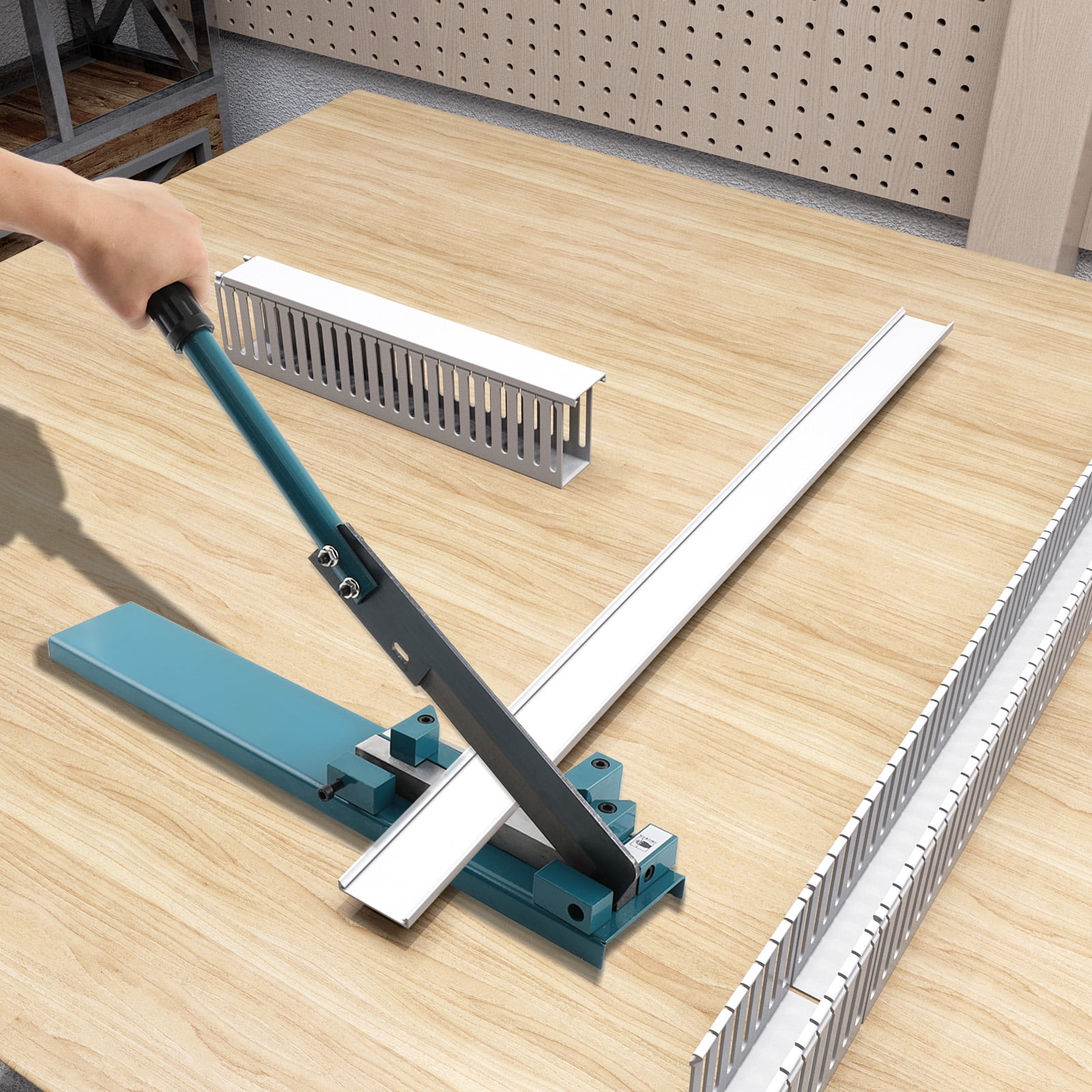 ECUTEE Upgrade PVC Trunking Cutter Plastic Wiring Duct Angle Adjustable Cutting Machine