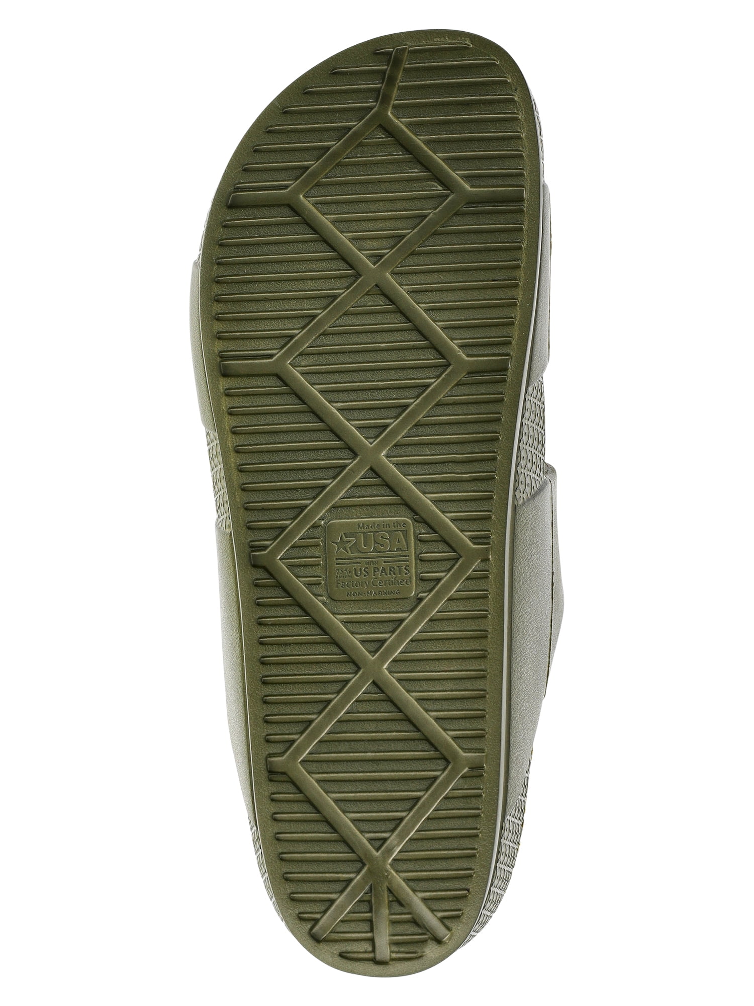 Time and Tru Women's Double Buckle EVA Slide Sandals